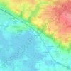 Le Chesnay topographic map, elevation, terrain