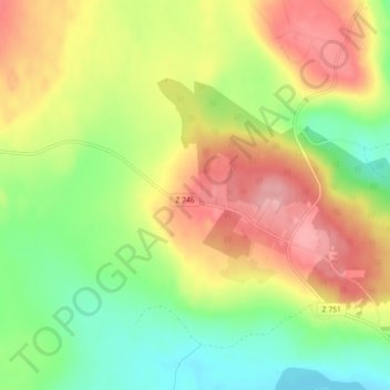 Kallsta topographic map, elevation, terrain