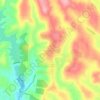 Neerim South topographic map, elevation, terrain