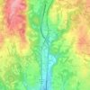 Valdarno topographic map, elevation, terrain