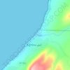 Aglou Plage شاطئ أغلو topographic map, elevation, terrain