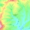 Llangattock Lingoed topographic map, elevation, terrain