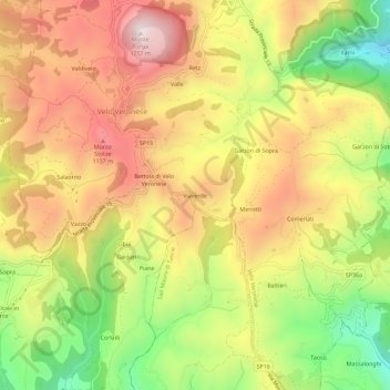 Viaverde topographic map, elevation, terrain