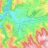 Firminy topographic map, elevation, terrain