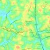 Kottawa South topographic map, elevation, terrain