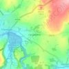 Llangoedmor topographic map, elevation, terrain