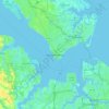 Newport News topographic map, elevation, terrain