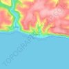 Downderry topographic map, elevation, terrain