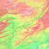 Columbia topographic map, elevation, terrain
