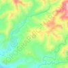 Morne Jet d'Eau topographic map, elevation, terrain
