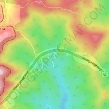 Ballard topographic map, elevation, terrain