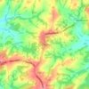 Five Ashes topographic map, elevation, terrain