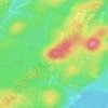 Pup topographic map, elevation, terrain