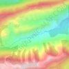 Les Sausses topographic map, elevation, terrain