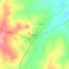 Kaiama topographic map, elevation, terrain