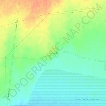 Ambarlı topographic map, elevation, terrain