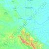Seberida topographic map, elevation, terrain