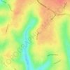 Akitan topographic map, elevation, terrain