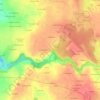 Les Coudreaux topographic map, elevation, terrain