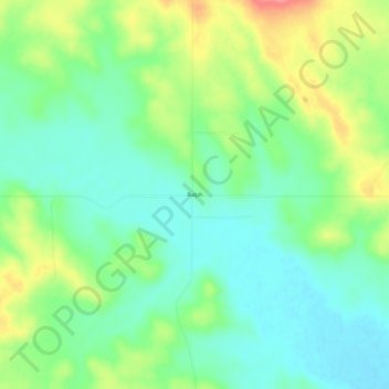 Ralph topographic map, elevation, terrain