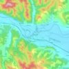 Trstenik topographic map, elevation, terrain
