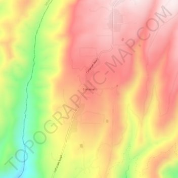 Cohasset topographic map, elevation, terrain