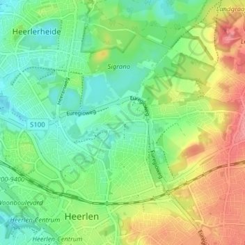 Palemig topographic map, elevation, terrain