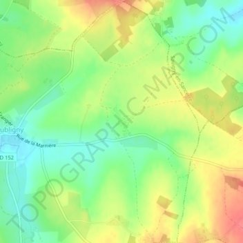 Bertrou topographic map, elevation, terrain