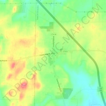 Utica topographic map, elevation, terrain