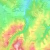 Les Basses Boules topographic map, elevation, terrain