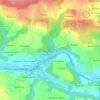 Chapelle Sainte-Barbe topographic map, elevation, terrain