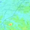 Oruthota topographic map, elevation, terrain