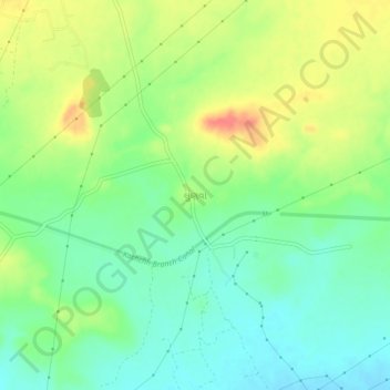 Lunva topographic map, elevation, terrain