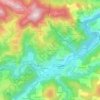 Peyronnet topographic map, elevation, terrain