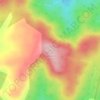 Mount Holland topographic map, elevation, terrain