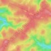 Küchenholz topographic map, elevation, terrain