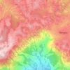 Bandenkop topographic map, elevation, terrain