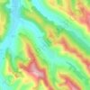 Cibu topographic map, elevation, terrain