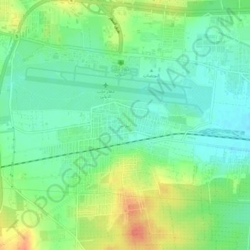 Nayrab topographic map, elevation, terrain