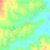 Vanoss topographic map, elevation, terrain