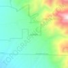 Kiowa Village topographic map, elevation, terrain