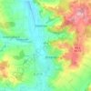 Kamm topographic map, elevation, terrain