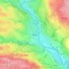 Wark topographic map, elevation, terrain