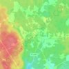 Hillarp topographic map, elevation, terrain