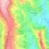 Millhayes topographic map, elevation, terrain