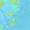 Macau topographic map, elevation, terrain