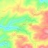 Negrelos topographic map, elevation, terrain
