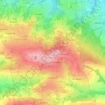 966 topographic map, elevation, terrain