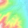Uwemanje topographic map, elevation, terrain