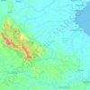 Batang Asam topographic map, elevation, terrain